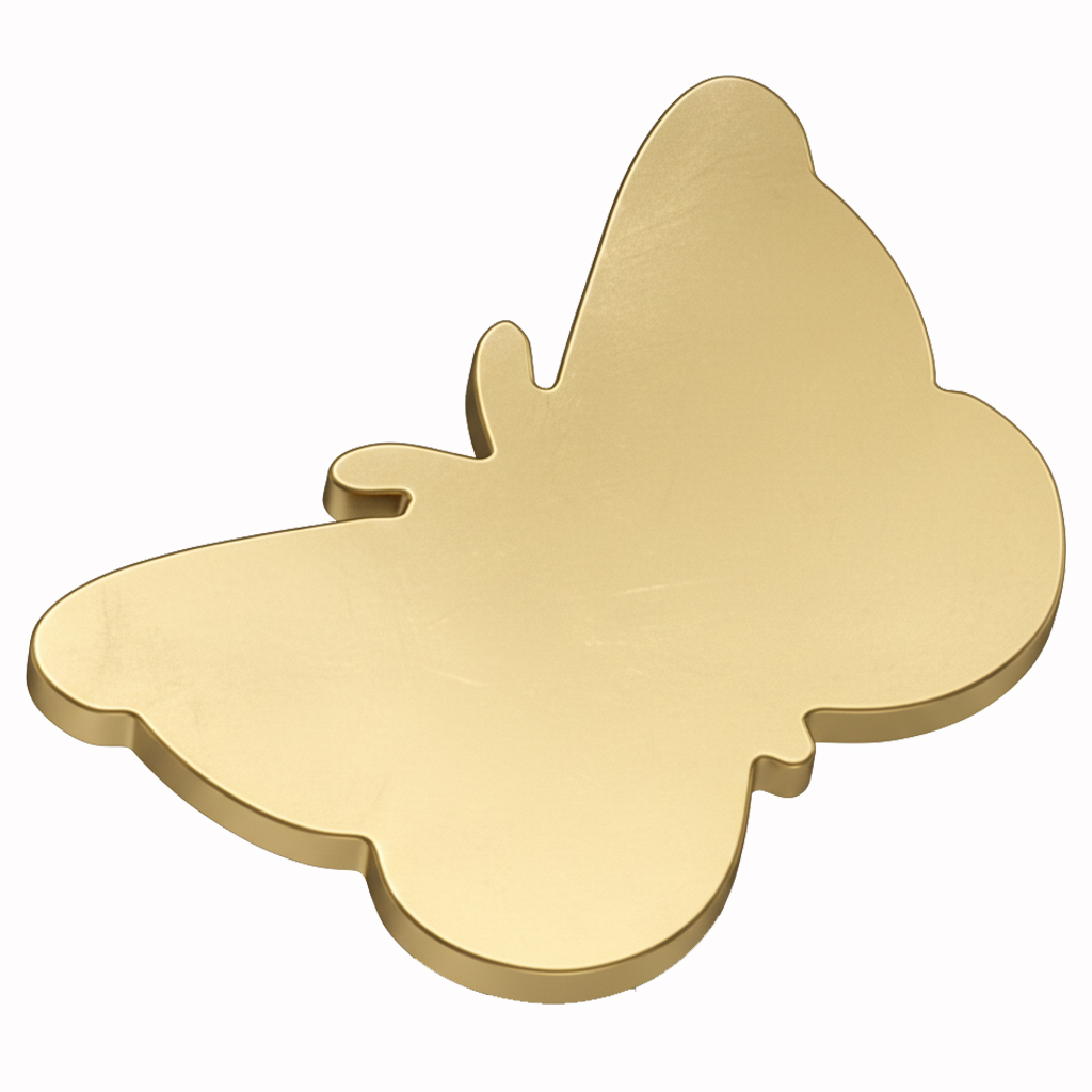 Charm dental oro Mariposa
