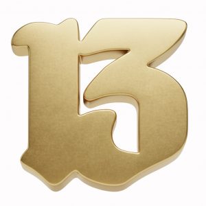 Charm dental oro Numero 13