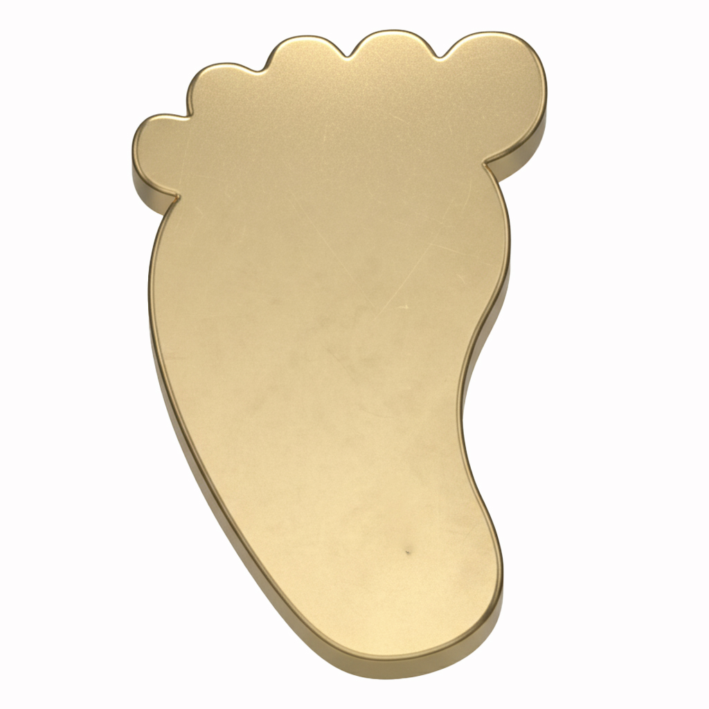 Charm dental oro Pie