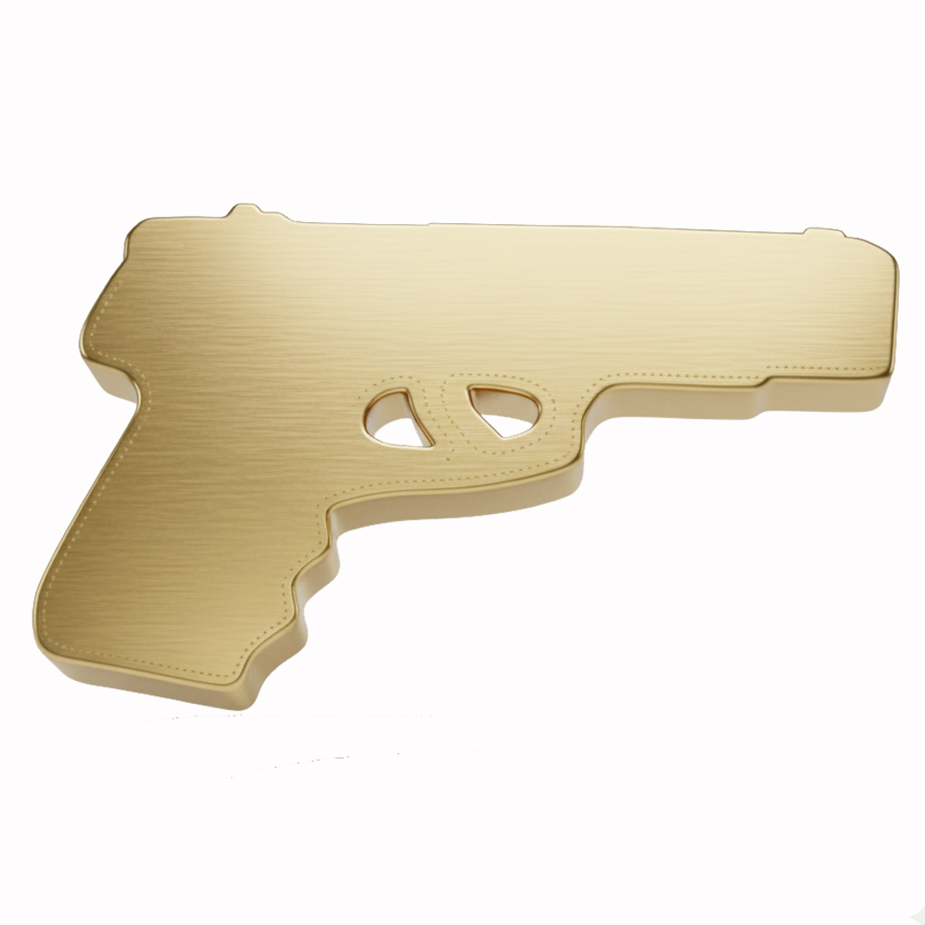 Charm dental oro Pistola