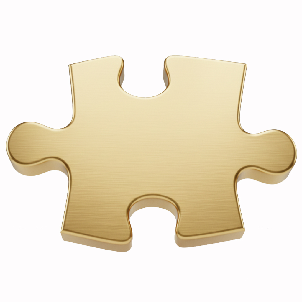 Charm dental oro Puzzle