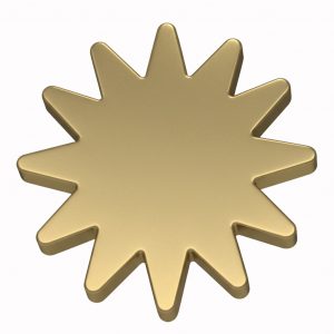Charm dental oro Sol