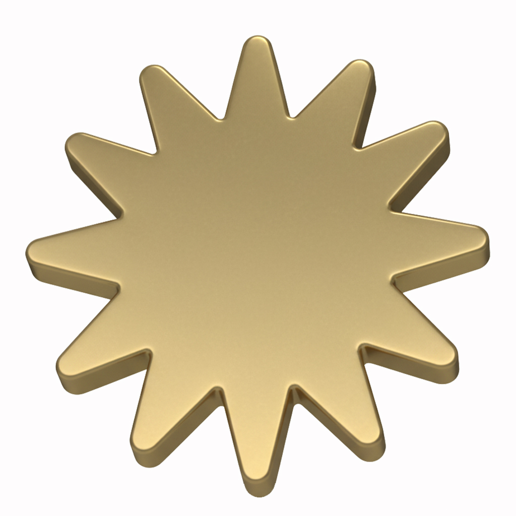Charm dental oro Sol